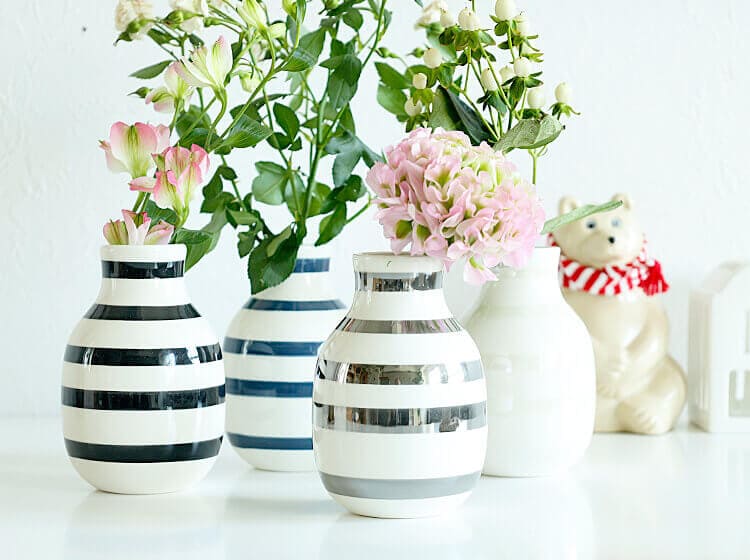 Kahler(ケーラー) オマジオ フラワーベース／高さ12.5cm｜北欧