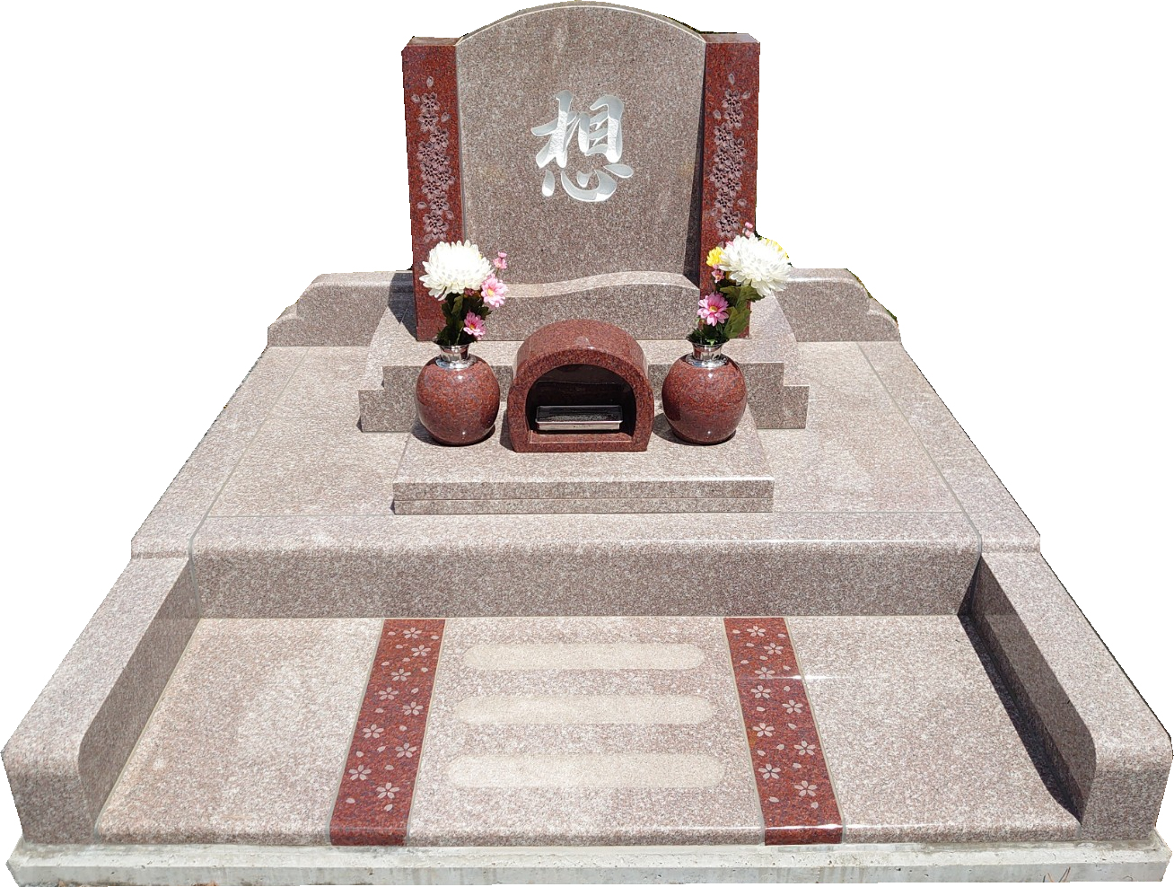 ピンク色のお墓！オシャレで人気！桜御影石 | お墓の吉祥｜長野県最大