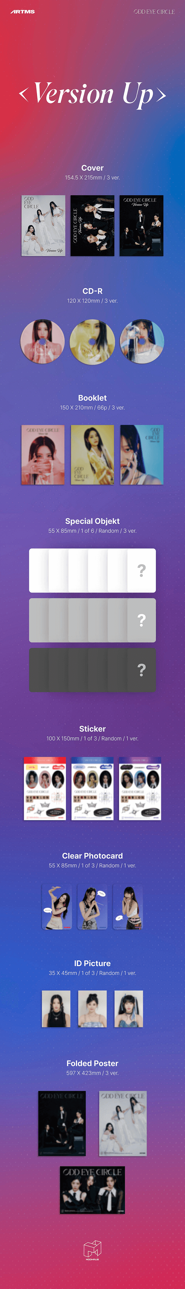 LOONA ODD EYE CIRCLE MINI ALBUM VERSION UP - Kpop USA