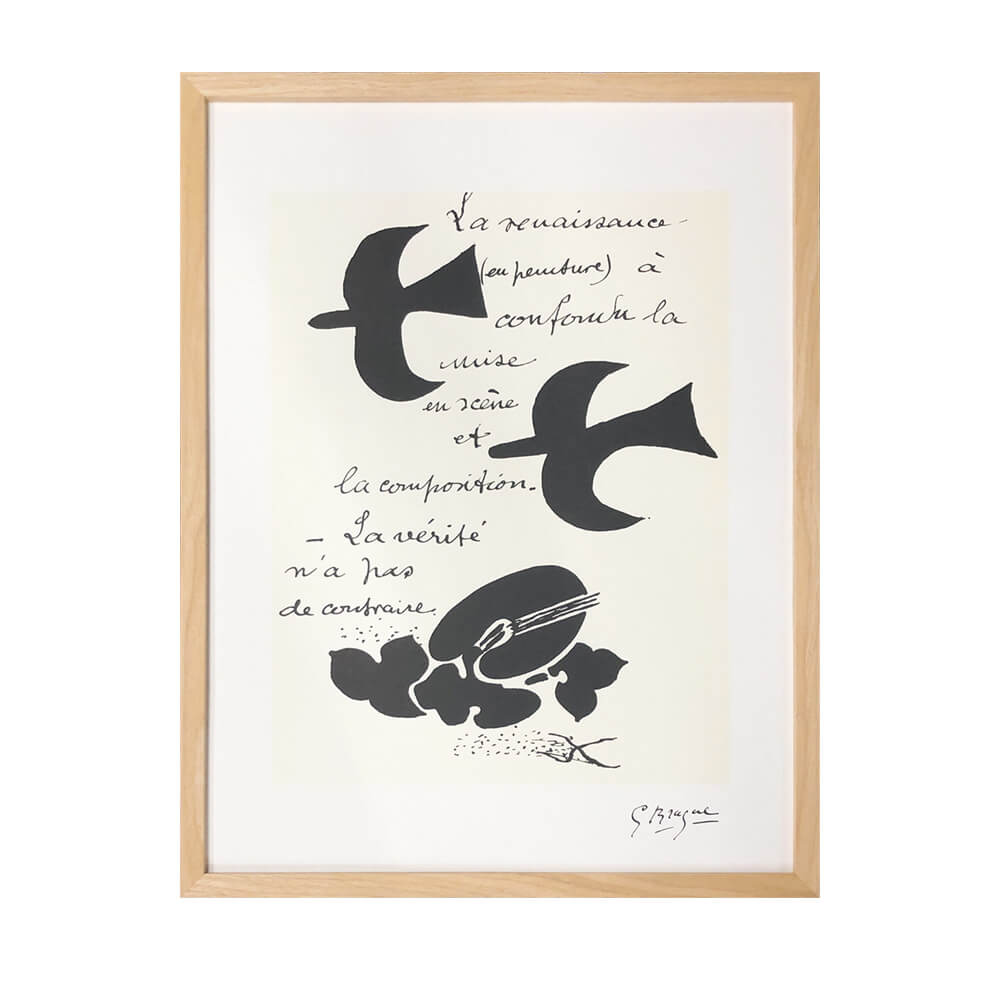 Georges Braque（ジョルジュ ブラック） LA RENAISSANCE・・・ 1917/47