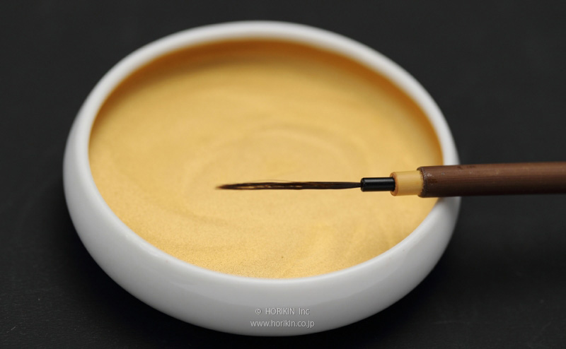 純金泥 鉄鉢入 | 用途・製品から探す | 堀金箔粉（HORIKIN）