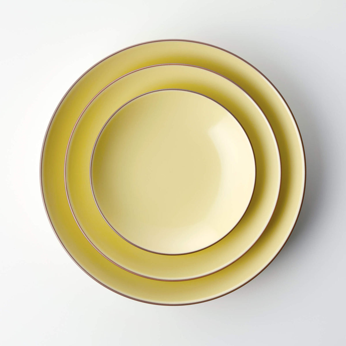 クラシック 取皿 黄マット | 白山陶器直営オンラインストア