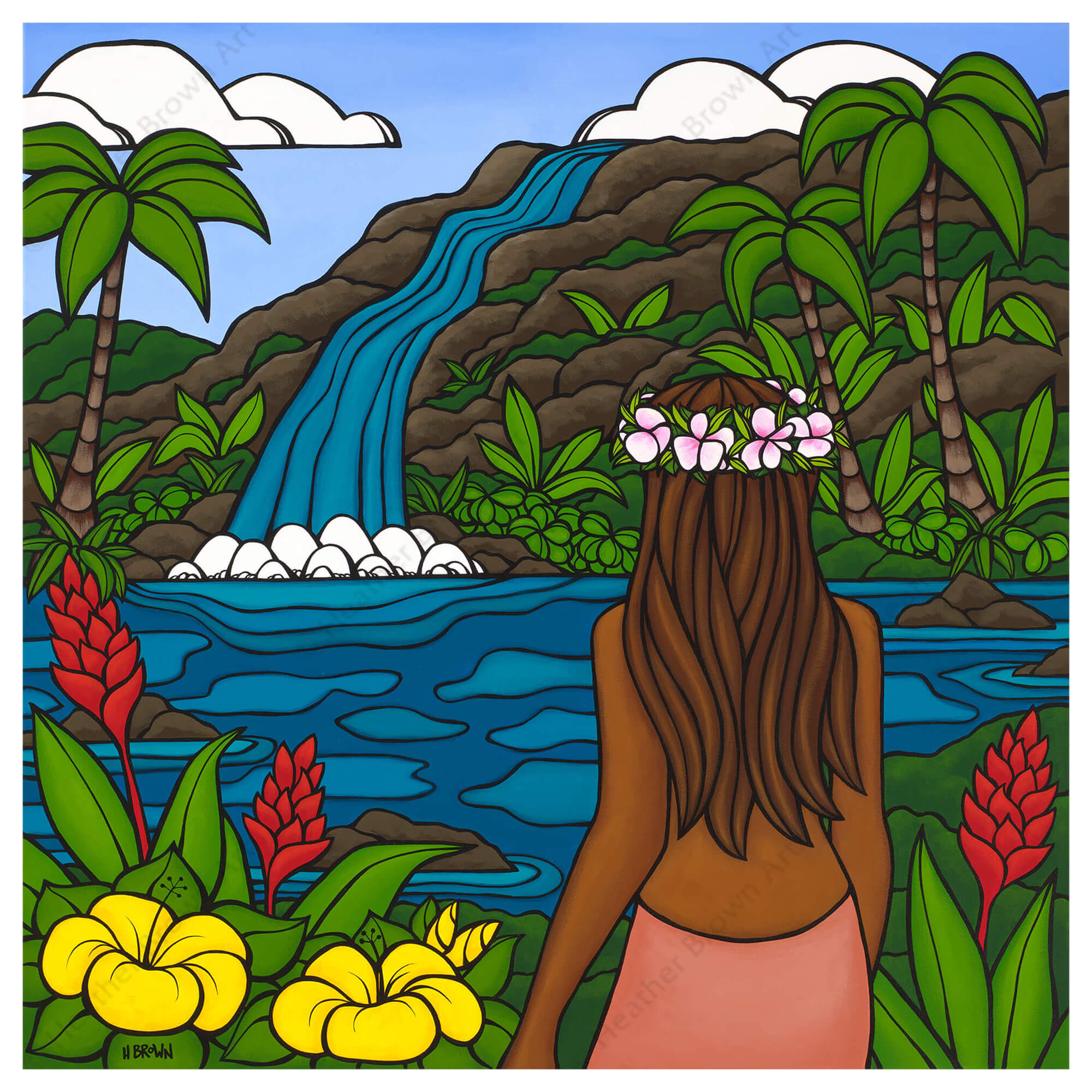 Island Beauty - Heather Brown - Canvas Giclée - Limited Edition