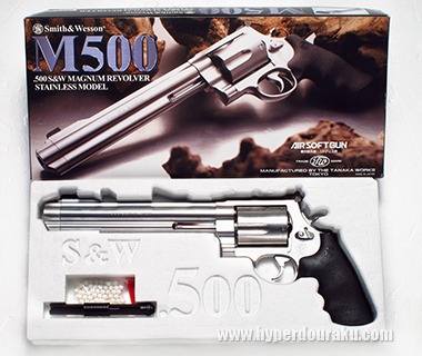 S&W M500 マグナムリボルバー ガスガン タナカワークス エアガンレビュー