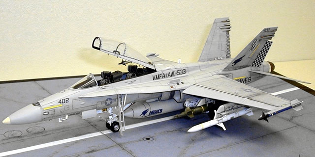 McDonnell-Douglas F/A-18D Night Attack Hornet by Douglas K.L. Chan