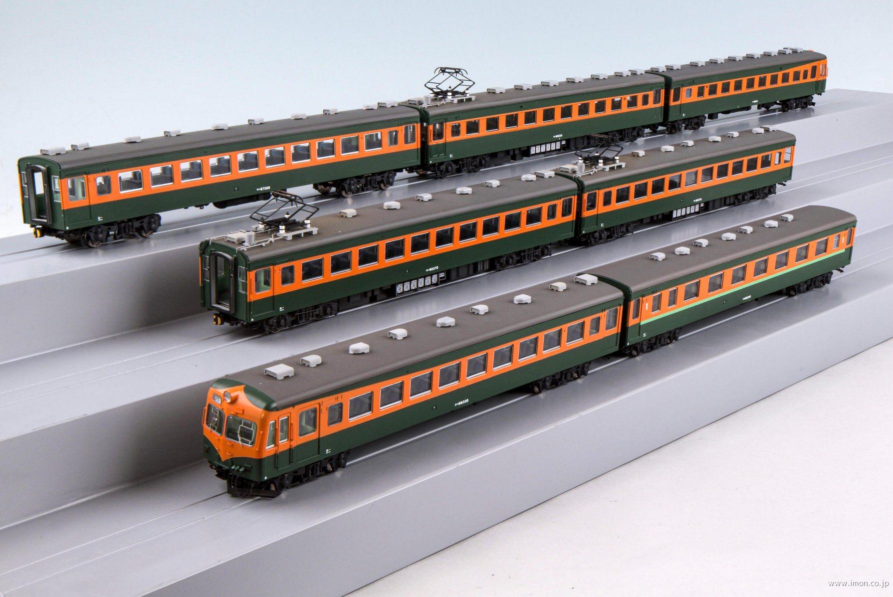 80系100・300準急苗場 7輌編成 16．5mm | 鉄道模型店