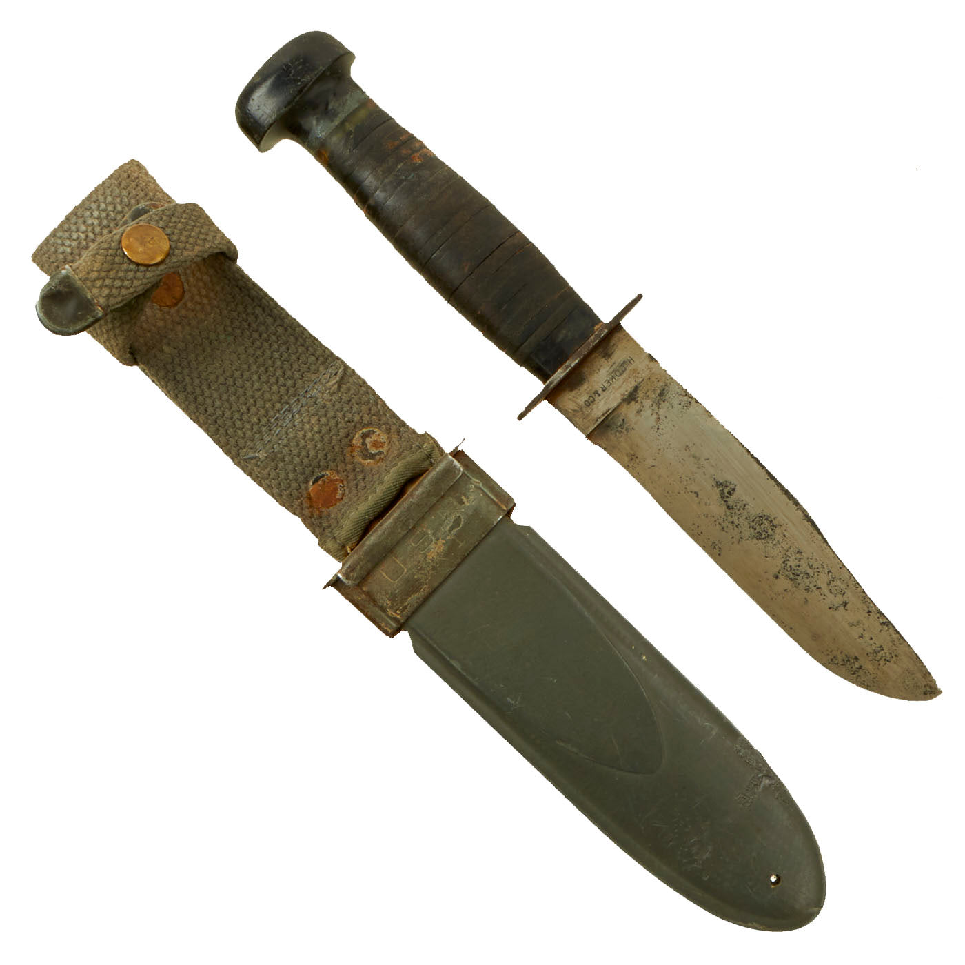 Original U.S. WWII Navy USN Mark 1 Fighting Knife by Henry Boker