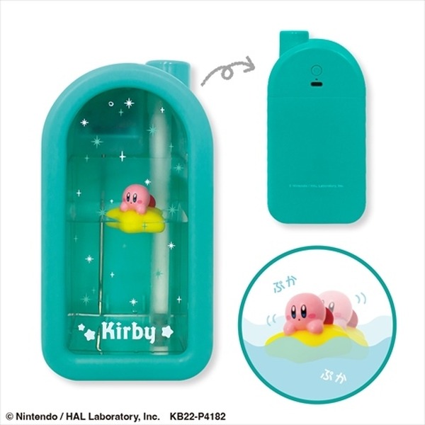 新グッズ「星のカービィ ぷかぷか加湿器」が登場！水を入れると