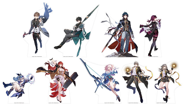 崩壊：スターレイル』より総勢27名のキャラクターグッズがアニメイトに