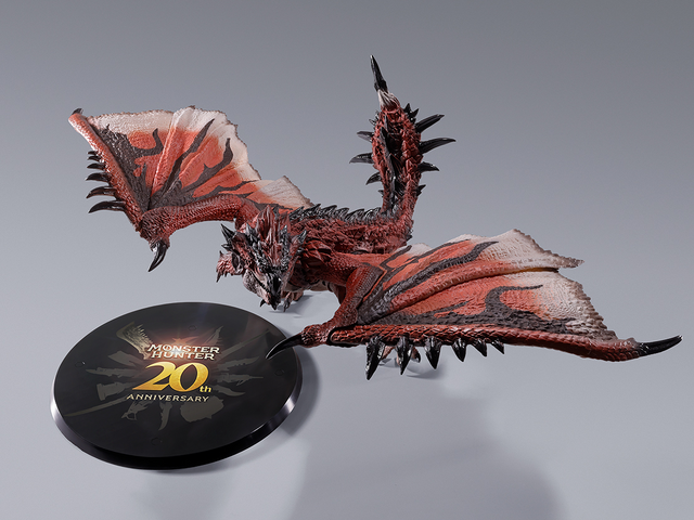 リオレウス、ジンオウガのカッコいいフィギュアが、『モンハン』20周年