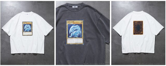 青眼の白龍」など『遊戯王』カードがそのままTシャツに！カード原寸