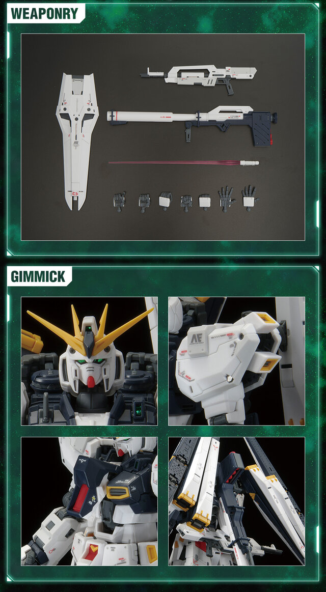 二つの翼がクール！「RG 1/144 νガンダム(ダブル・フィン・ファンネル