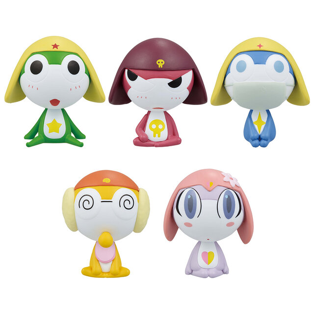 一番くじ ケロロ軍曹」発売！ケロロ小隊5人のソフビフィギュアが