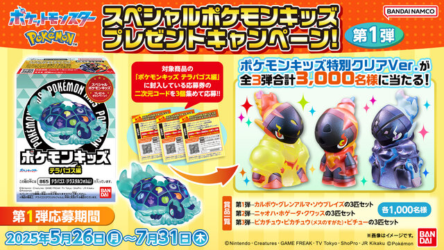 ポケモンキッズ テラパゴス編」が全国量販店にて発売！六英雄の