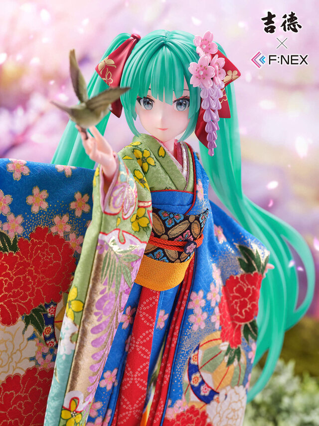 お値段約20万円の「初音ミク」日本人形フィギュアが可憐で美しい