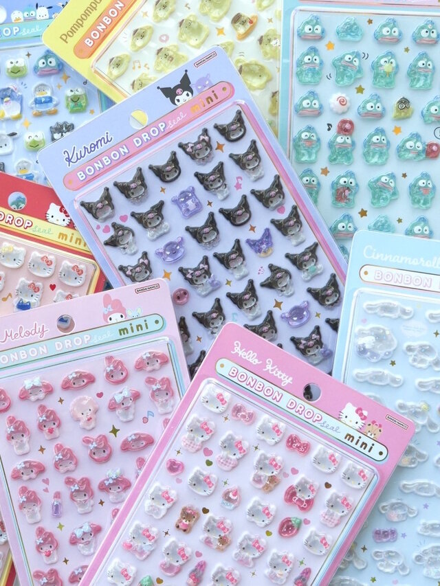 サンリオ、スヌーピーの「ボンボンドロップシールミニ」予約販売が