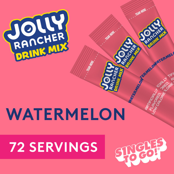 JOLLY RANCHER Singles to Go, Watermelon Drink Mix Same-Day