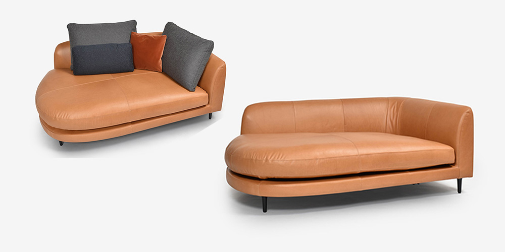 ROLF BENZ（ロルフベンツ）ラウンジソファ「クーモ」幅119cm 奥行174cm