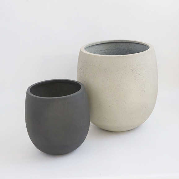 鉢 テラニアスバルーン φ42cm アンティークブラウン｜その他インテリア