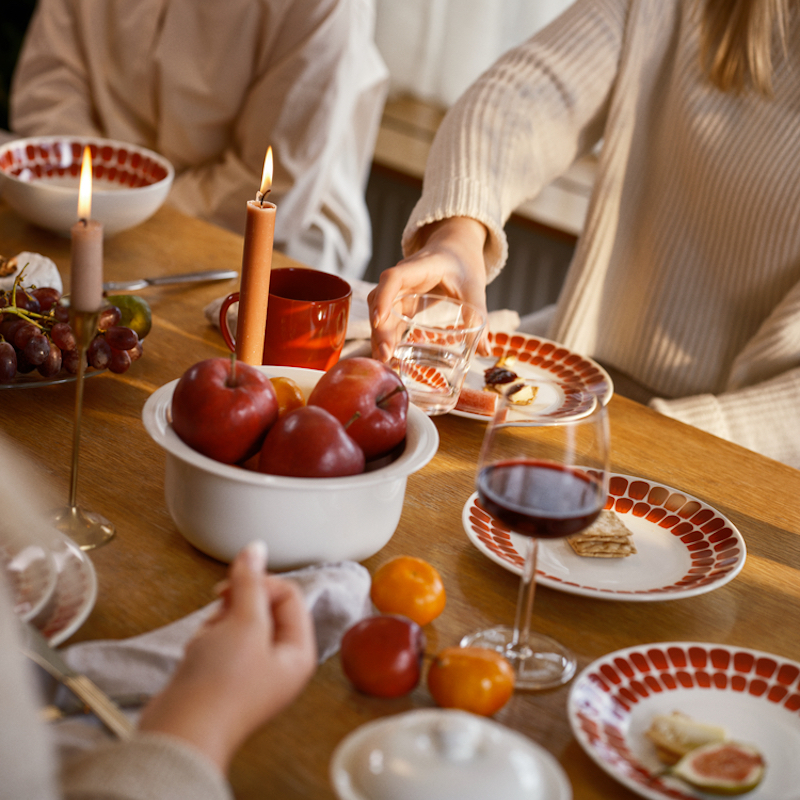 24h トゥオキオ プレート 26cm レッドiittala/Arabia|北欧食器の