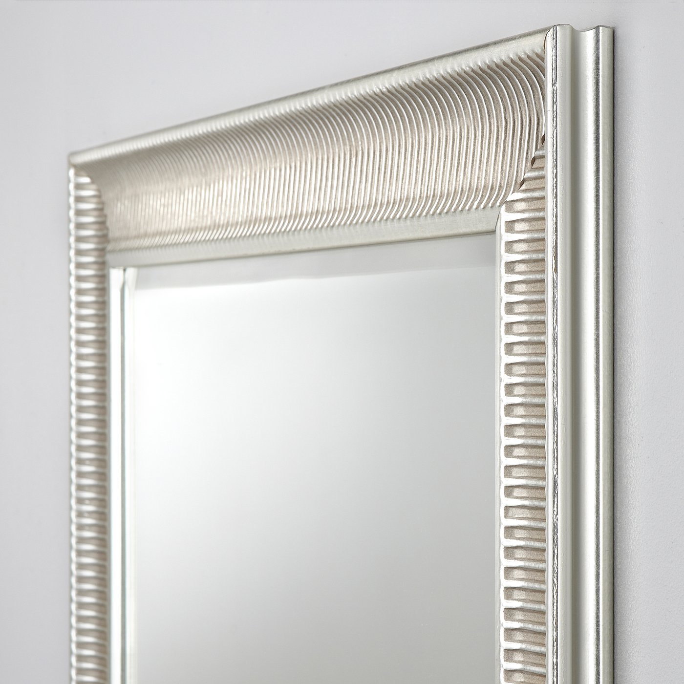 SONGE mirror, silver-colour, 91x130 cm - IKEA