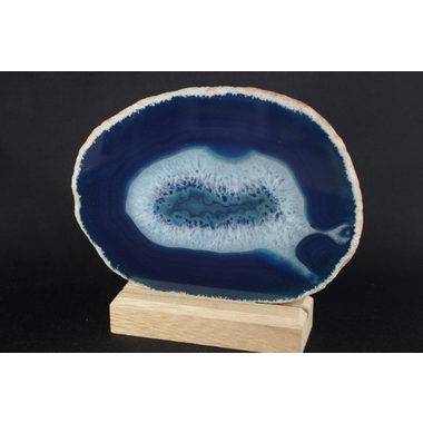 青瑪瑙スライス板179g 天然石 板飾り販売 名取貴石 天然石原石鉱物