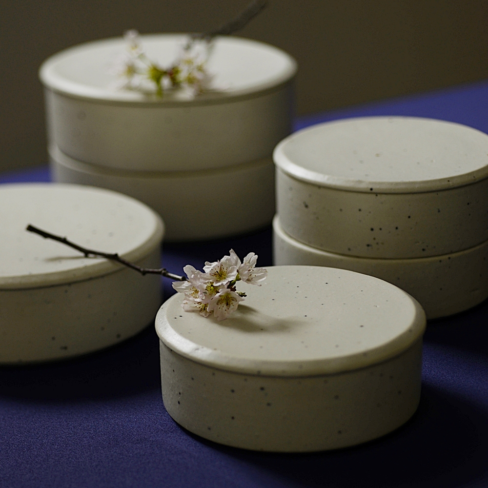 藤田千絵子｜みかげ 重箱｜作家もの和食器通販通販 IVORY