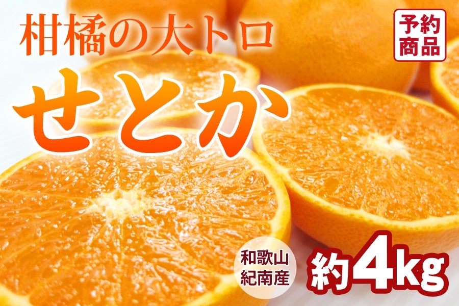 せとか 約4kg（18～28玉入り） ＜3月中旬より順次発送＞(紀南): ココ