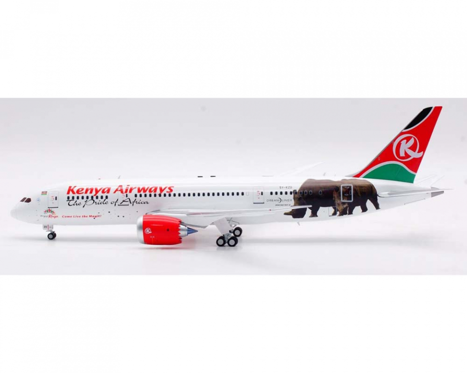 www.JetCollector.com: Kenya Airways B787-8 w/stand 5Y-KZD 1:200