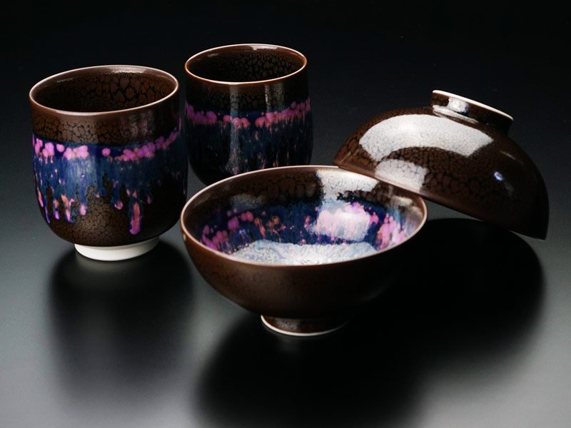 有田焼】睦揃（夫婦茶碗セット）花筏