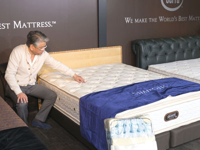 SIMMONSトップクラスのポケットコイルマットレス SIMMONS:カスタム