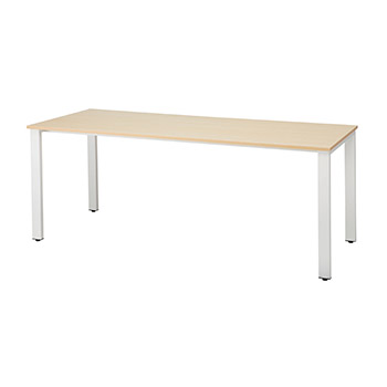 REV-W1890-NA 井上金庫 会議用テーブル 幅1800mm 奥行900mm ホワイト