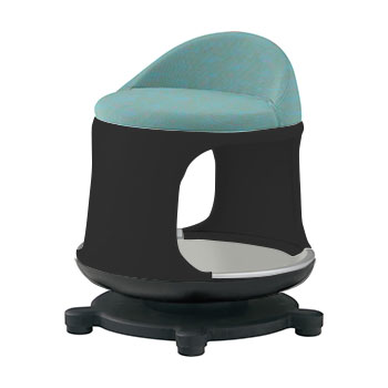 8124GL-FPE5 オカムラ ミーティングチェアena 座パッド付き 4本脚