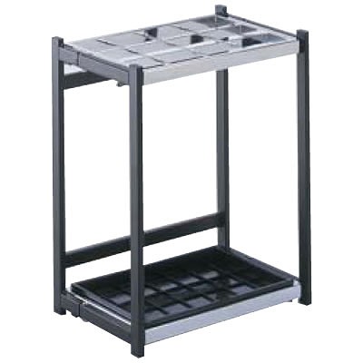 UB-280-212-0 テラモト 折りたたみ傘立てA型 スチール 12本立の通販