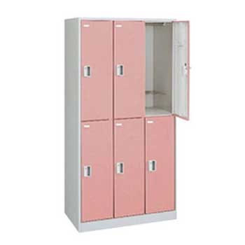 4546FZ-ZA75 オカムラ FZロッカー 6人用3列2段 シリンダー錠 ネオ