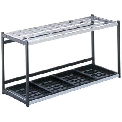 UB-280-248-0 テラモト 折りたたみ傘立てA型 スチール 48本立の通販