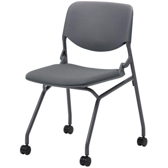 81S1UO-FPE2 オカムラ ルナ プレーンタイプ 4本脚チェア 背パッド無