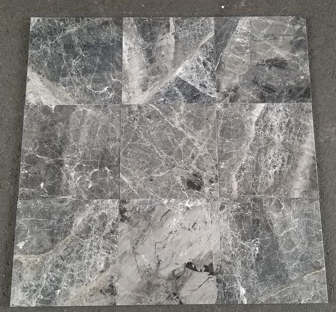 大理石 アルゴスブラック磨き 300角 ｜ 株式会社オオムラ