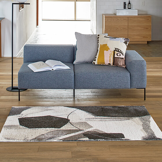 ◇ユニットラグ 6枚セット•未使用品◇川島織物 グレー 50cm マットDIY