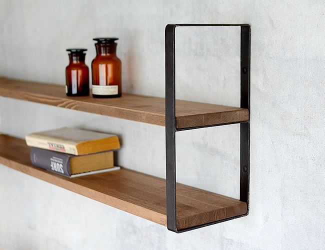 フレームシェルフ ブラケット S 棚受け アイアンブラケット | ゼネラル