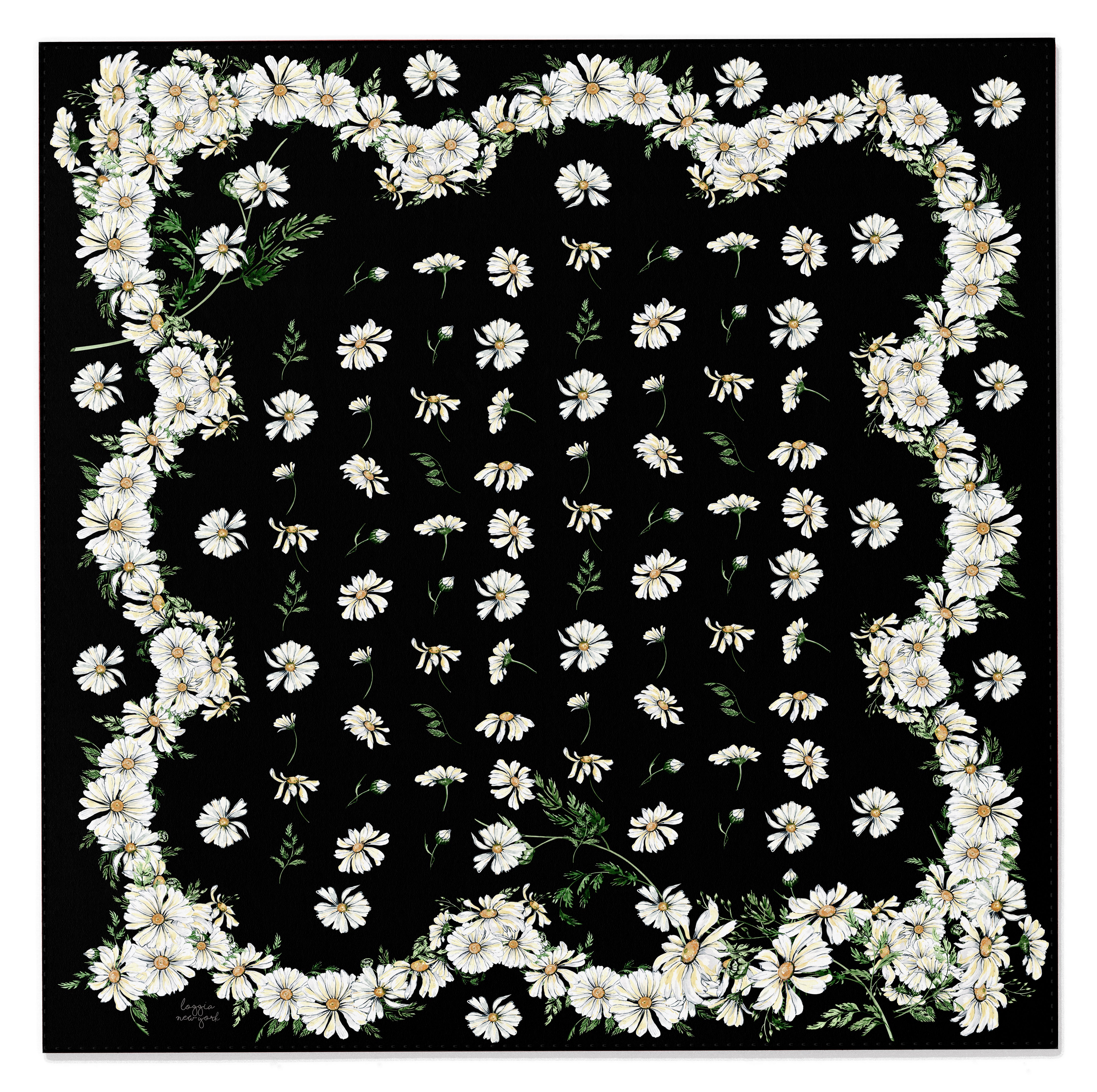 Daisy Garden - Black – Loggia New York