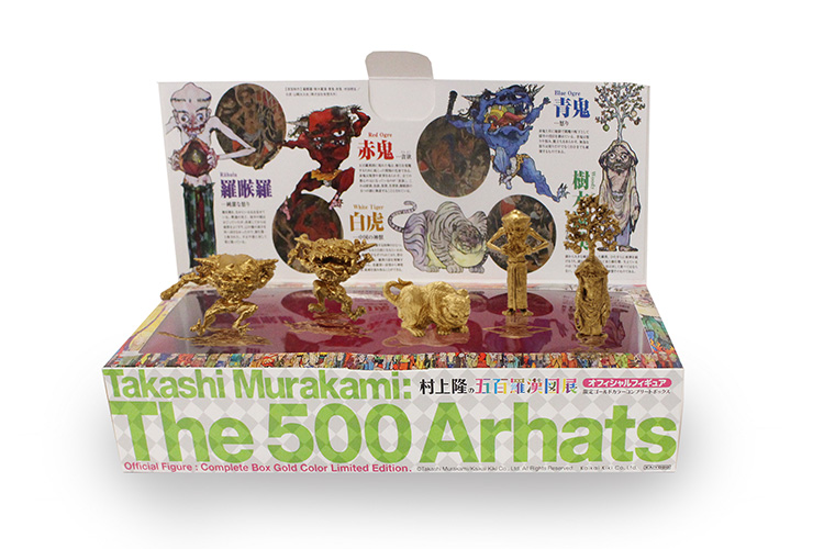 村上隆の五百羅漢図展 オフィシャルフィギュア ゴールドカラー