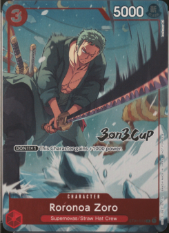 ロロノア・ゾロ [英語版] (3on3/illust:kankurou)【SR】{ST01-013