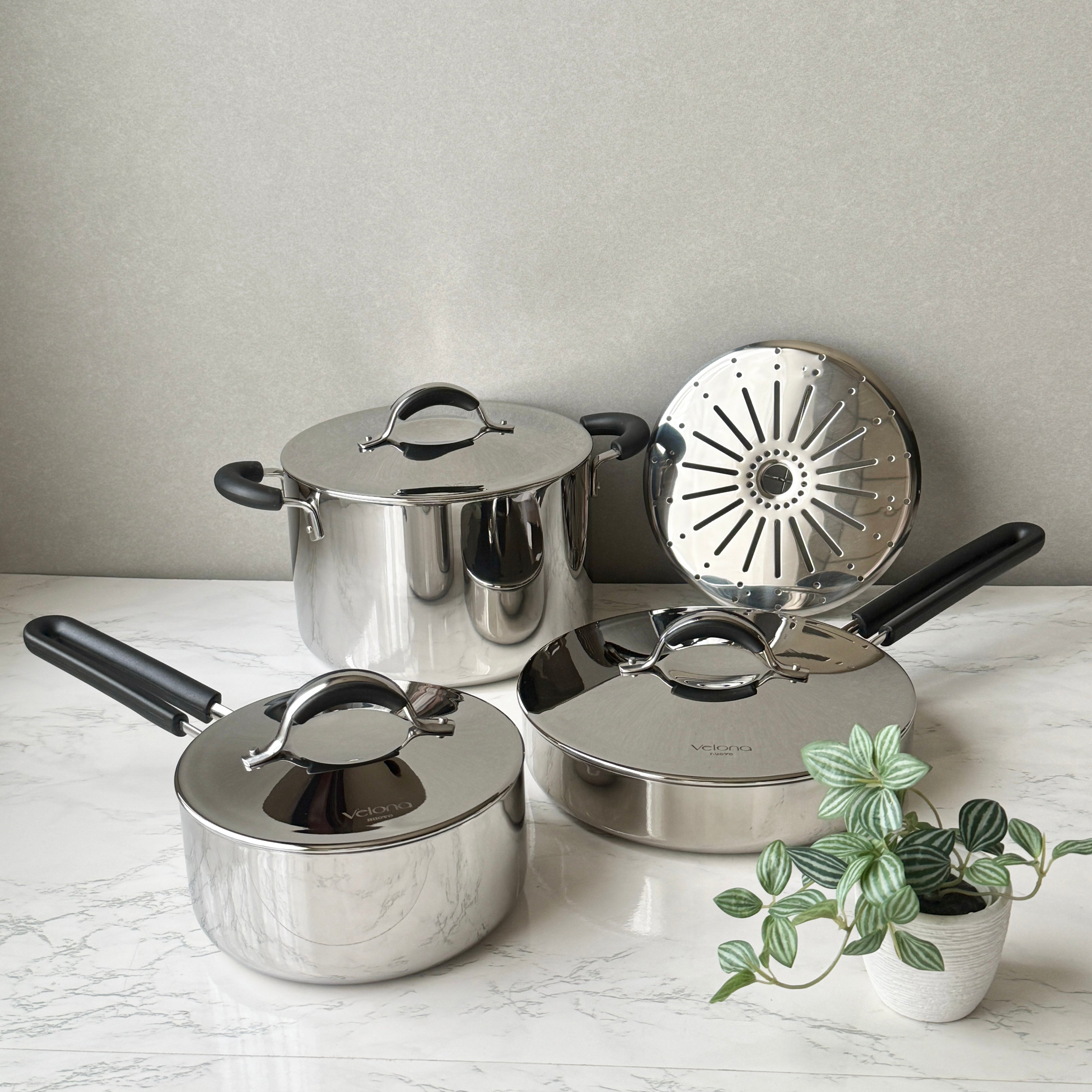 片手鍋｜両手鍋｜ステンレス鍋｜Velona nuovo 片手鍋・兼用鍋