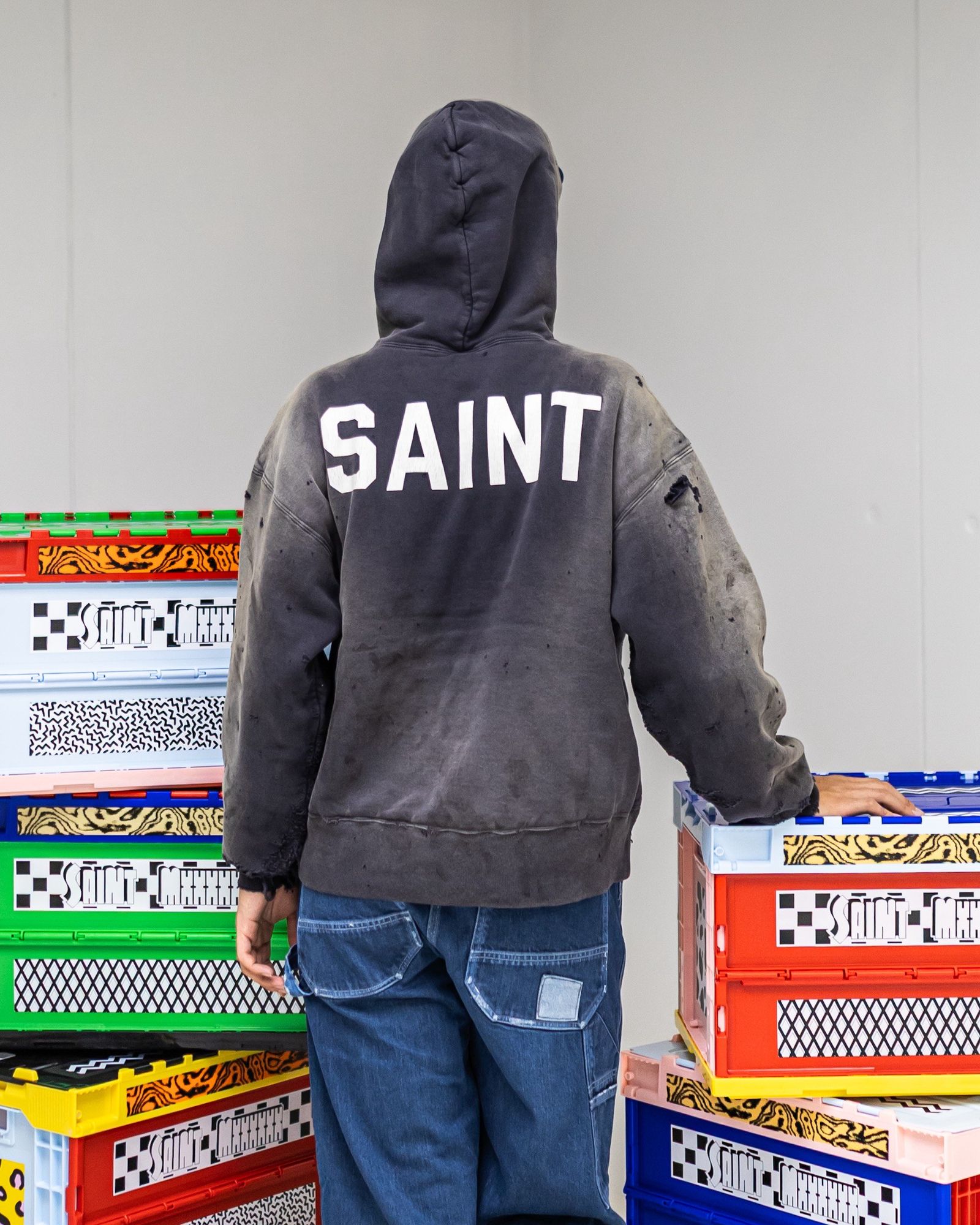 SAINT M×××××× - セントマイケル25AWベルベルジンコラボ BB_DBL FACE