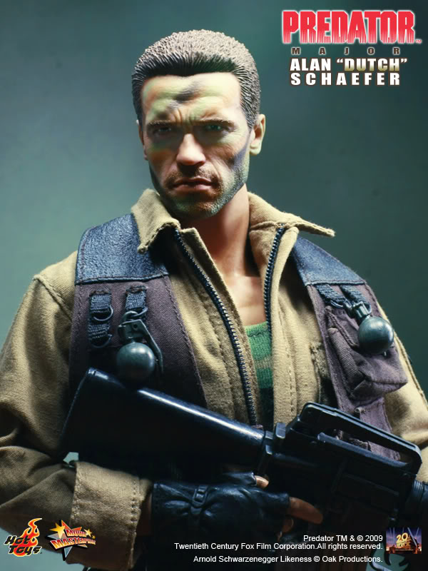 Predator - Major Alan Dutch Schaefer Hot Toys - Machinegun