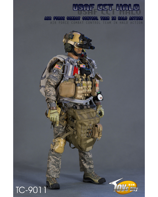 USAF CCT Combat Control Team in HALO Action Toys City - Machinegun