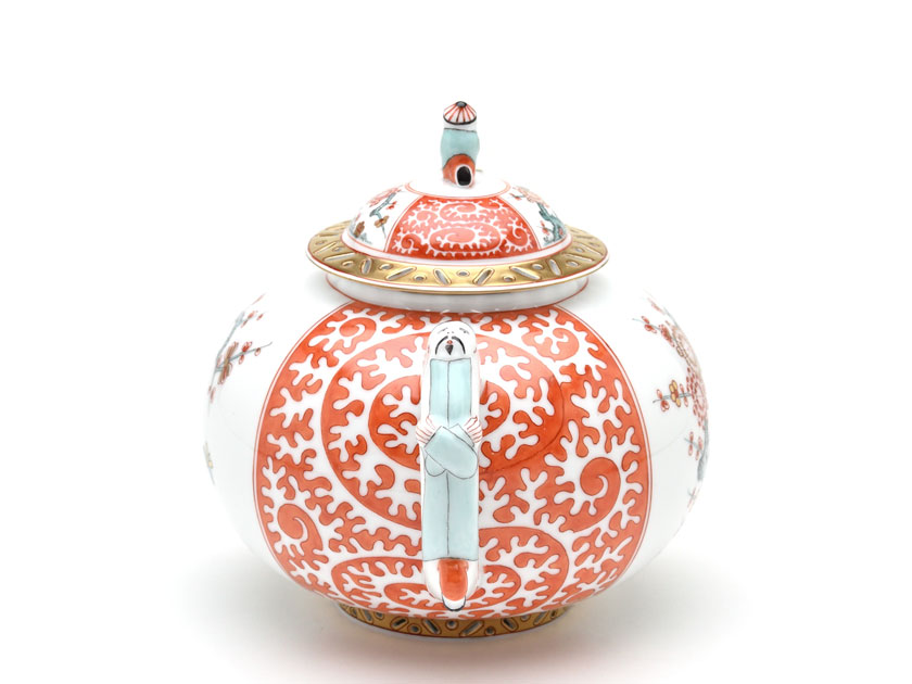 ヘレンド(Herend) ティーポット(800cc)マンダリン装飾 柿右衛門