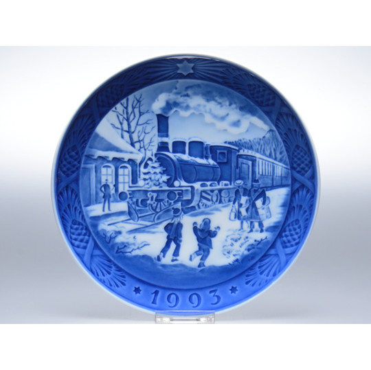 ロイヤルコペンハーゲン 皿 イヤープレート クリスマスのお客様 1993