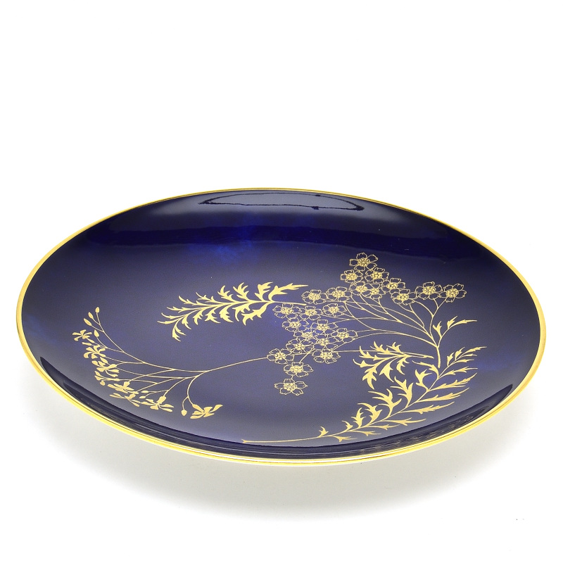 セーブル(Sevres) パン皿 ディアンヌ(16.5cm)24K金彩装飾:Vesque